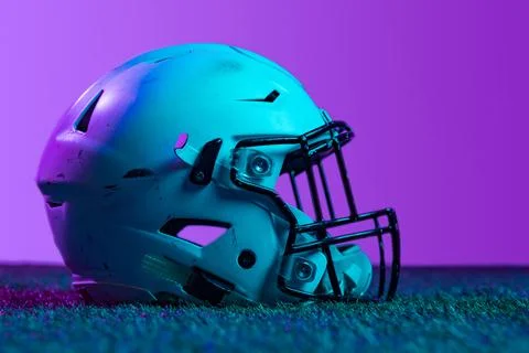 Studio side view shot of professional equipment - protective helmet - for Stock Photos