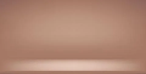 Studio simple brown background. Light neutral wall product room. Minimal pastel Stock Illustration