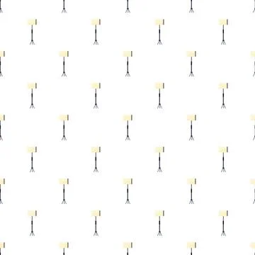 Studio softbox lights creating a seamless pattern Stock Illustration