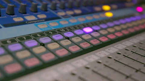 Studio Sound Mixer 스톡 동영상 234214212