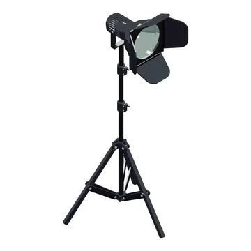 Studio spot light icon, isometric style 스톡 일러스트