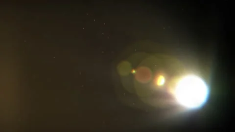 Studio spotlight or projector motion template. Dynamic light rays blinking Stockbeeldmateriaal 141152237