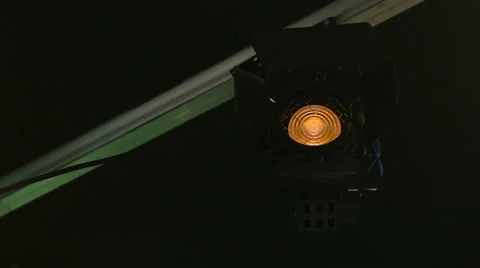 Studio spotlight turns on Stock Footage 69054158