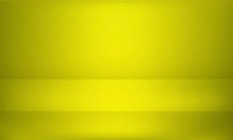Studio yellow background or product table showroom Illustrazione stock