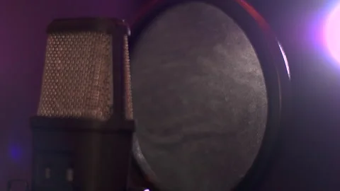 Studio_Microphone Stock Footage 233182201