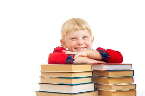Studious girl Foto stock