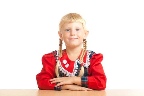 Studious girl Stock Photos