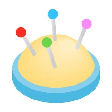 Studs isometric 3d icon Stock Illustration