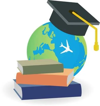 Study abroad Stock Illustration
