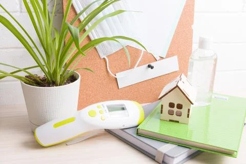 Study and work at home Stock Photos