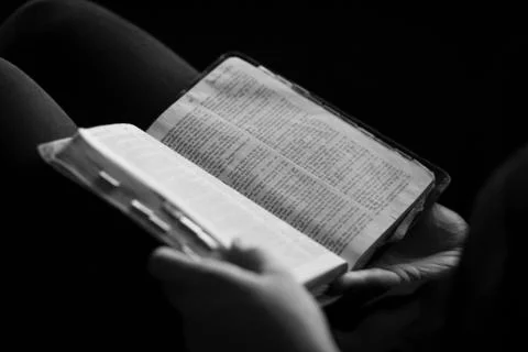 Study the bible Stock Photos