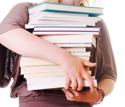Study books Foto stock