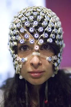  STUDY OF BRAIN Reportage on a research team who are studying conscious th... Foto stock