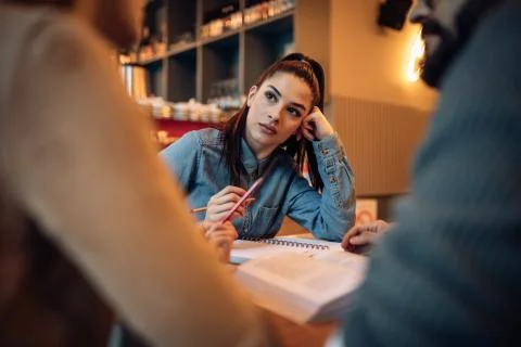 Study buddies Stock Photos