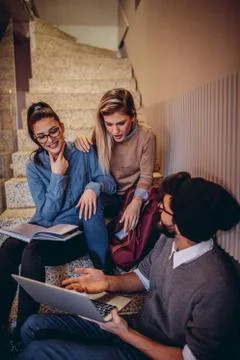 Study buddies Stock Photos