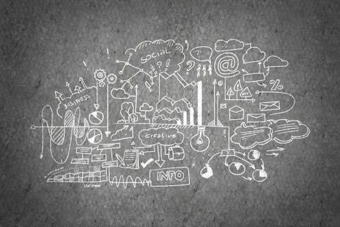 Study business science Stock Illustration