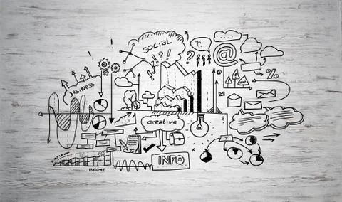 Study business science Stock Illustration