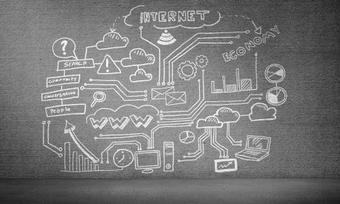 Study business science Stock Illustration