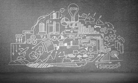 Study business science Stock Illustration