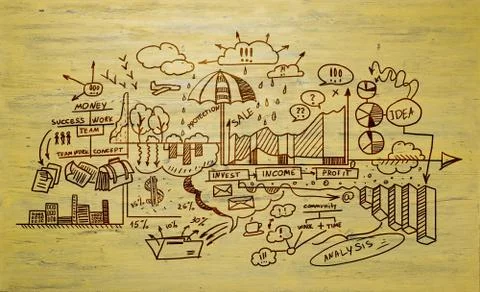 Study business science Stock Illustration