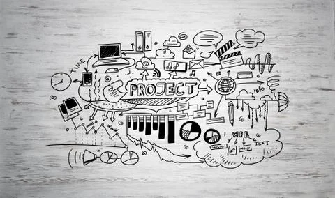 Study business science Stock Illustration