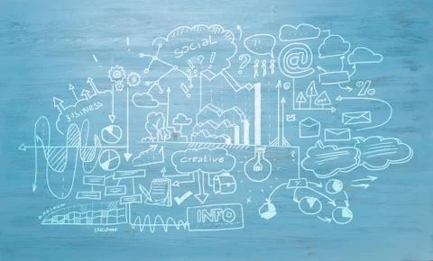 Study business science Stock Illustration