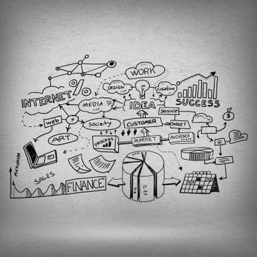 Study business science Stock Illustration