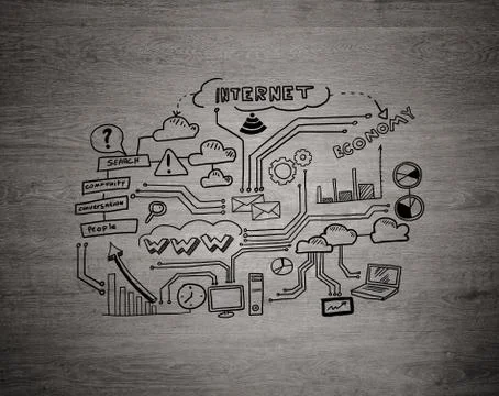 Study business science Stock Illustration