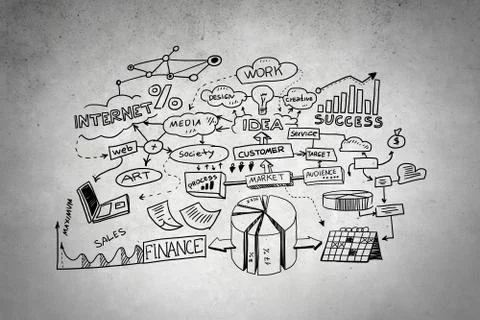 Study business science Stock Illustration