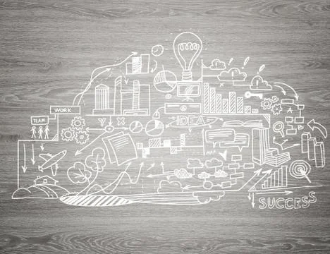 Study business science Stock Illustration