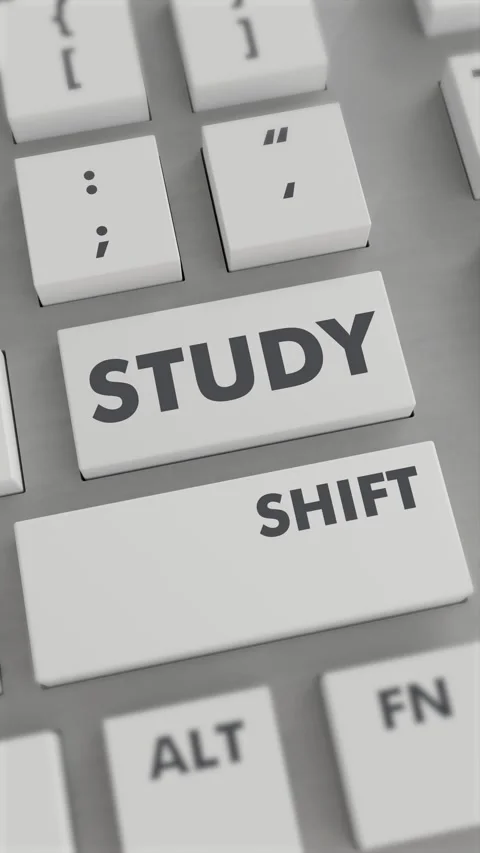 STUDY BUTTON PRESSING ON KEYBOARD Vertical Video Stock-Footage 302441562