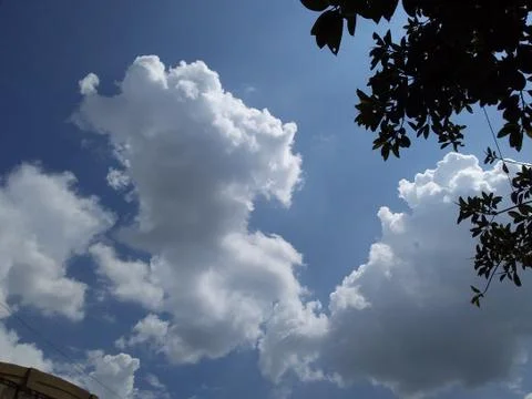 A study of clouds in the sky Stock Photos