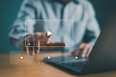 Study E-learning graduate certificate program concept. Teacher training onlin Stock Photos