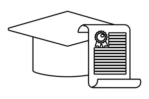 Study elements cartoon Illustrazione stock