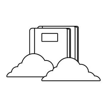 Study elements cartoon Stock Illustration