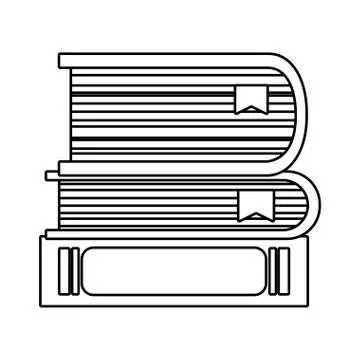 Study elements cartoon Illustrazione stock