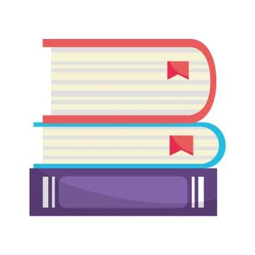 Study elements cartoon Illustrazione stock