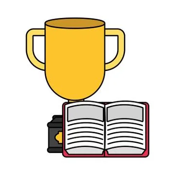 Study elements cartoon 스톡 일러스트