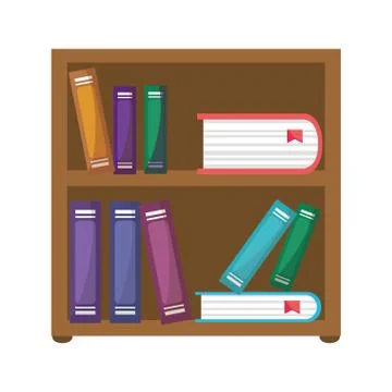 Study elements cartoon Stock Illustration