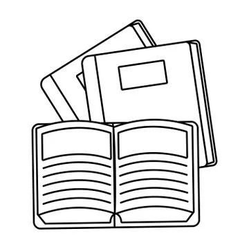 Study elements cartoon Illustrazione stock