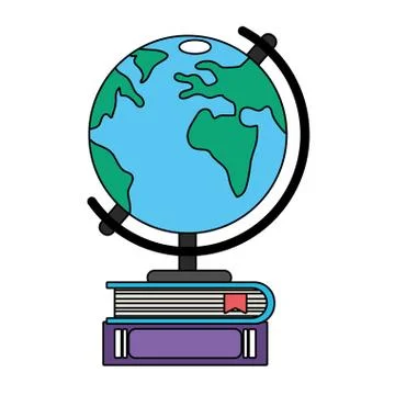 Study elements cartoon 스톡 일러스트