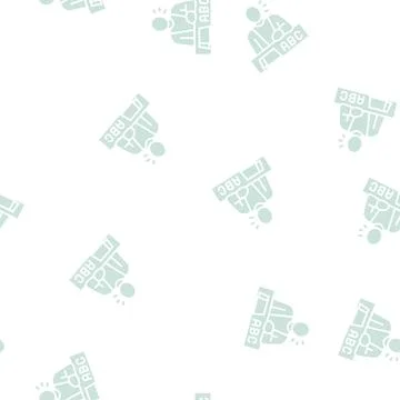 Study english glyph seamless pattern 스톡 일러스트