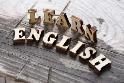 Study English language 库存照片