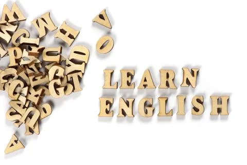 Study English language 库存照片