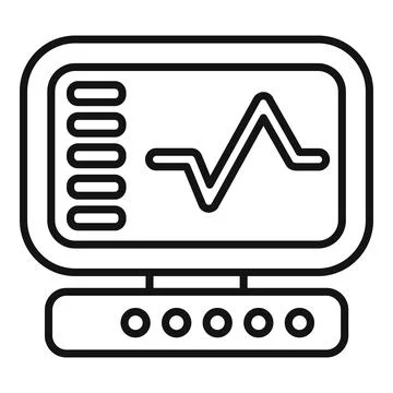 Study equipment experiment icon outline vector. Discovery research Ilustración de archivo