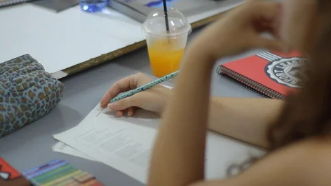 Study Stock Footage 124174566