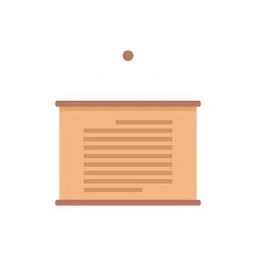 Study foreign language icon flat isolated vector Illustrazione stock