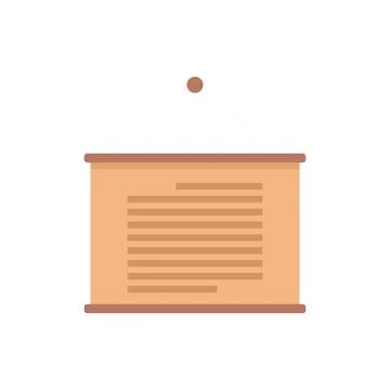 Study foreign language icon flat isolated Stock-Illustration