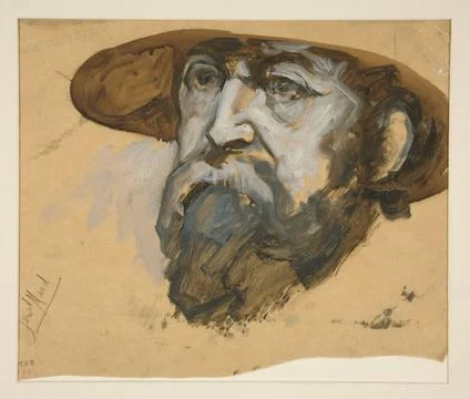 Study for General Meade: sketch for mural for the state capitol building i... Fotos de archivo
