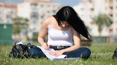 Study On The Grass Stock Footage 37524779